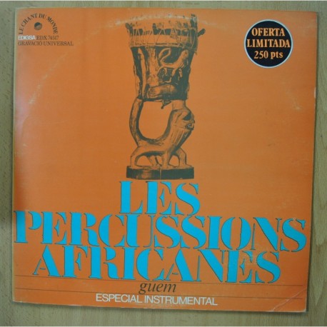 GUEM - LES PERCUSSIONS AFRICANES - GATEFOLD - LP