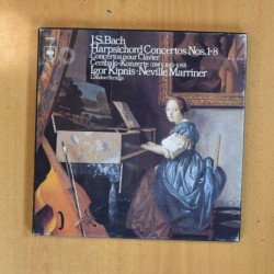 BACH - HARPSICHORD CONCERTOS NOS 1 / 8 - BOX 3 LP + LIBRETO