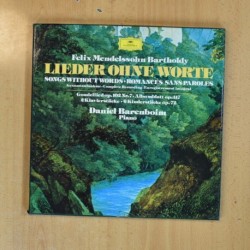 BARTHOLDY - LIEDER OHNE WORTE - BOX 3 LP + LIBRETO