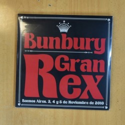 BUNBURY - GRAN REX - 3 LP + 2 CD + DVD