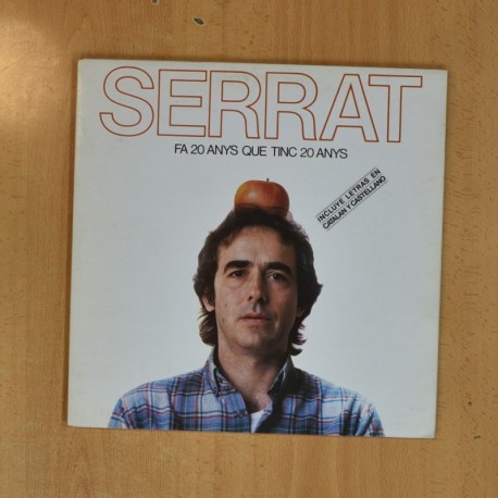 JOAN MANUEL SERRAT - FA 20 ANYS QUE TINC 20 ANYS - LP