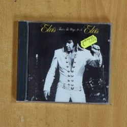 ELVIS PRESLEY - THATS THE WAY IT IS - CD
