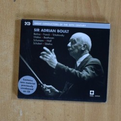 SIR ADRIAN BOULT - GREAT CONDUCTORS OF THE 20 TH CENTURY - CD