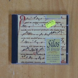 CORO DE LA ABADIA DE SANTO DOMINGO DE SILOS - SILOS EN DIRECTO - CD