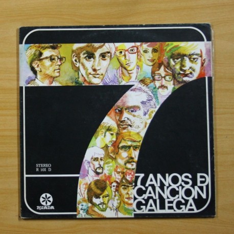 VARIOS - 7 ANOS DE CANCION GALEGA - GATEFOLD - LP