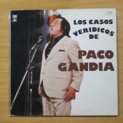PACO GANDIA - LOS CASOS VERIDICOS DE PACO GANDIA - LP