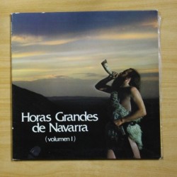 VARIOS - HORAS GRANDES DE NAVARRA VOLUMEN I - GATEFOLD - LP