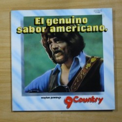WAYLON JENNINGS - EL GENUNINO SABOR AMERICANO - GATEFOLD - LP
