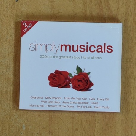 VARIOS - SIMPLY MUSICALS - 2 CD