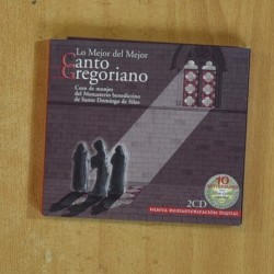 VARIOS - LO MEJOR DEL MEJOR CANTO GREGORIANO - 2 CD