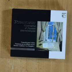 TCHAIKOVSKI - CONCERTOS & POEMES SYMPHONIQUES - CD