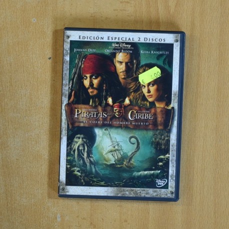 PIRATAS DEL CARIBE EL COFRE DEL HOMBRE MUERTO - DVD