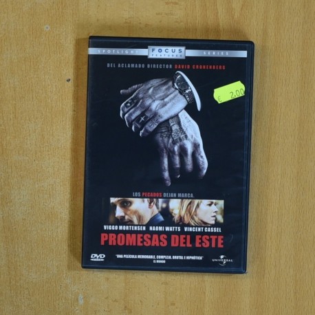 PROMESAS DEL ESTE - DVD