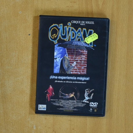 CIRQUE DU SOLEIL QUIDAM - DVD