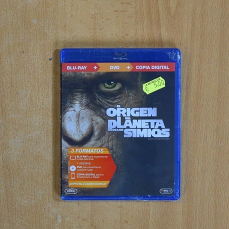 EL ORIGEN DEL PLANETA DE LOS SIMIOS - BLLURAY + DVD