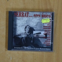 VARIOS - SERRAT ERES UNICO - CD