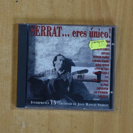 VARIOS - SERRAT ERES UNICO - CD