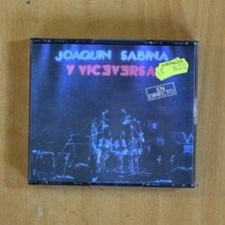 JOAQUIN SABINA - Y VICEVERSA EN DIRECTO - CD