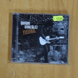 QUIQUE GONZALEZ - PERSONAL - CD