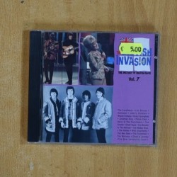 VARIOS - THE BRITISH INVASION THE HISTORY OF BRITISH ROCK VOL 7 - CD
