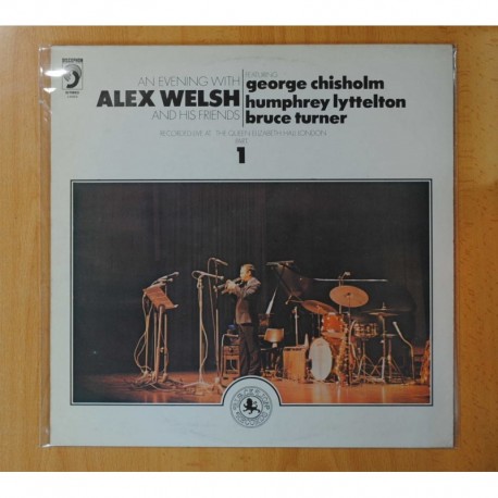 ALEX WELSH - AN EVENING WITH ALEX WELSH AND HIS FRIENDS - LP