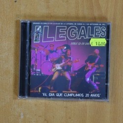 ILEGALES - EL DIA QUE CUMPLIMOS 20 AÑOS - CD