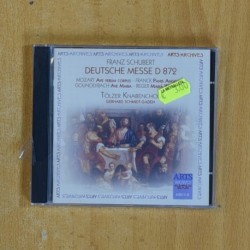 SCHUBERT - DEUTSCHE MESSE D 872 - CD