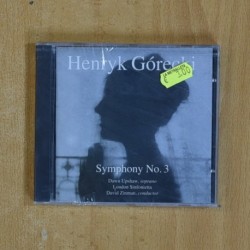 HENRYK GORECKI - SYMPHONY NO 3 - CD