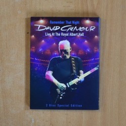 DAVID GILMOUR - LIVE AT THE ROYAL ALBERT HALL - DVD