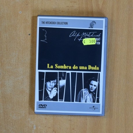 LA SOMBRA DE LA DUDA - DVD