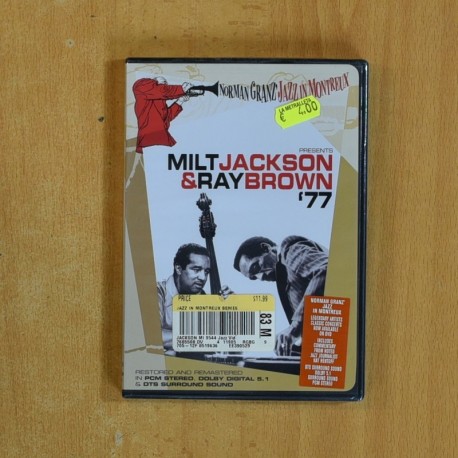 MILT JACKSON & RAY BROWN 77 - DVD