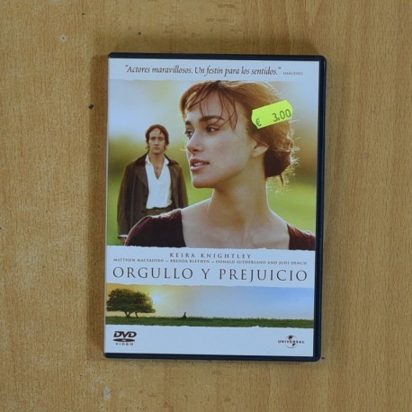 ORGULLO Y PREJUICIO - DVD