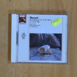 MOZART - KLAVIERKONZERTE NO 20 KV 466 & NO 23 KV 488 - CD