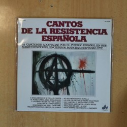 VARIOS - CANTOS DE LA RESISTENCIA ESPAÑOLA - GATEFOLD 2 LP
