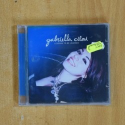 GABRIELLA CILMI - LESSONS TO BE LEARNED - CD