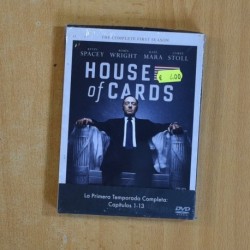 HOUSE OF CARDS - PRIMERA TEMPORADA - DVD