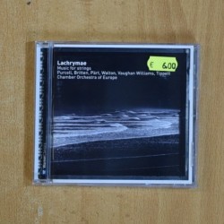 LACHRYMAE - MUSIC FOR STRINGS - CD
