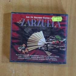 VARIOS - LOS 24 GRANDES EXITOS DE LA ZARZUELA - CD