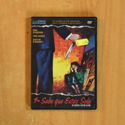 SABE QUE ESTAS SOLA - DVD