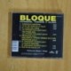 BLOQUE - HOMBRE TIERRA Y ALMA - CD