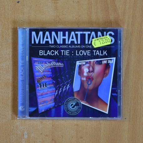 MANHATTANS - BLACK TIE / LOVE TALK - CD