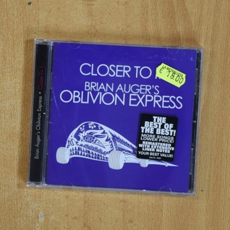 BRIAN AUGERS OBLIVION EXPRESS - CLOSER TO IT - CD