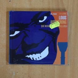 LOUIS ARMSTRONG - QUE MUNDO MAS MARAVILLOSO - CD