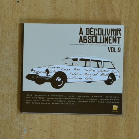 VARIOS - A DECOUVRIR ABSOLUMENT VOL 2 - CD