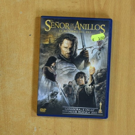 EL SEÑOR DE LOS ANILLOS EL RETORNO DEL REY - DVD