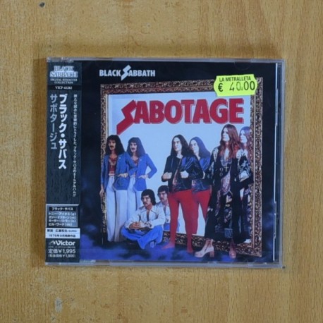 BLACK SABBATH - SABOTAGE - ED JAPONESA CD