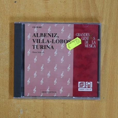 ALBENIZ / VILLA LOBOS / TURINA - ALBENIZ / VILLA LOBOS / TURINA - CD