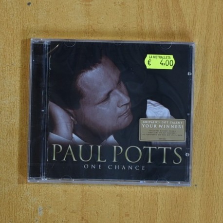 PAUL POTTS - ONE CHANCE - CD