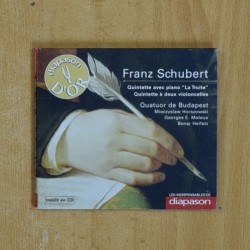 SCHUBERT - QUINTETTE AVEC PIANO LA TUITE - CD