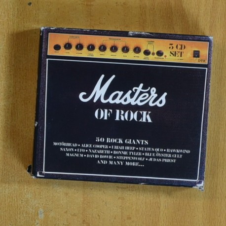 VARIOS - MASTERS OF ROCK - 3 CD